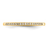 14k Yellow Gold Diamond Wedding Band