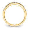 14k Diamond Wedding Band