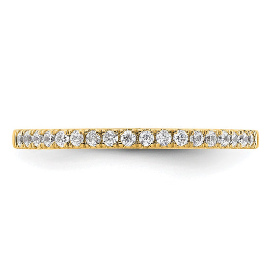 14k Diamond Wedding Band