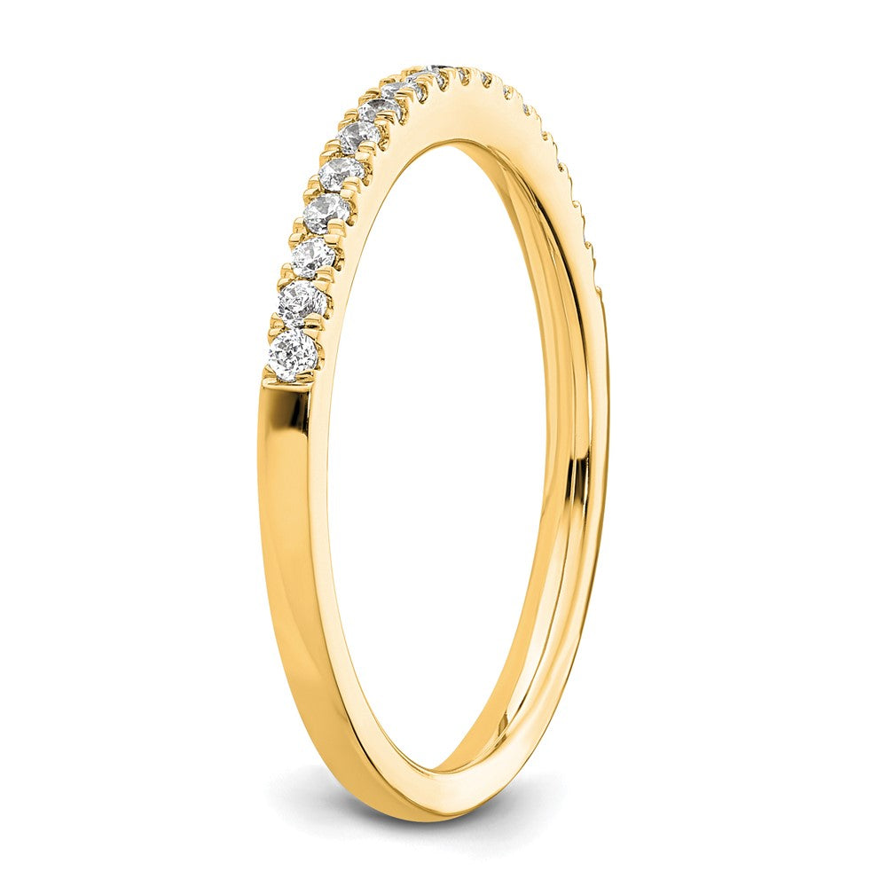 14k Diamond Wedding Band