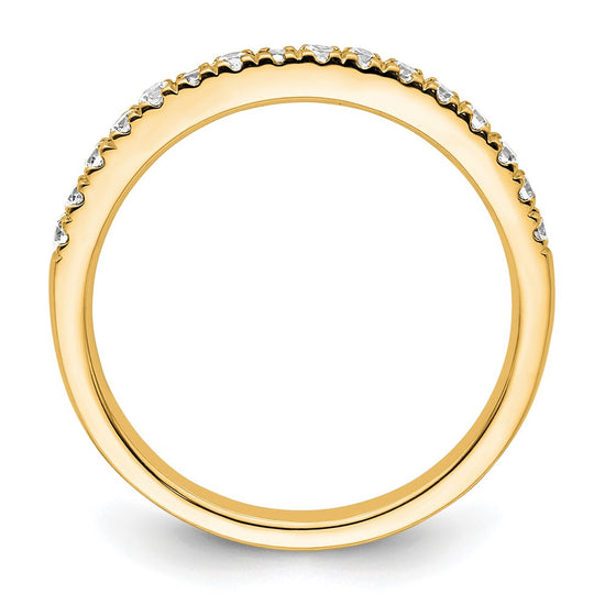 14k Diamond Wedding Band