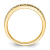 14k Diamond Wedding Band