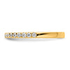 14k Diamond Wedding Band