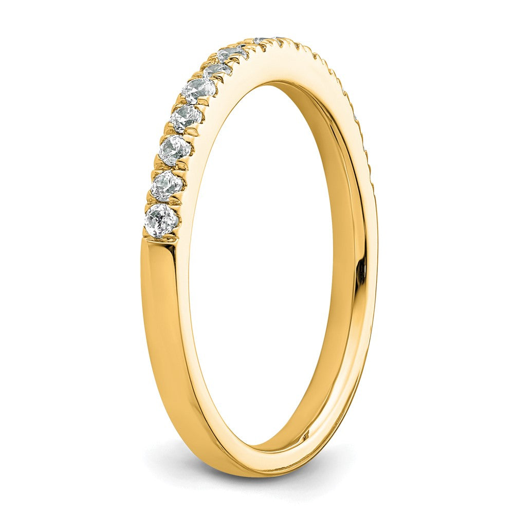 14k Diamond Wedding Band