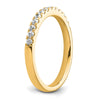 14k Diamond Wedding Band