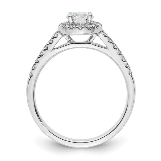 Diamond Halo Semi-Mount Engagement Rings