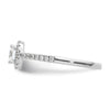 Diamond Halo Semi-Mount Engagement Rings
