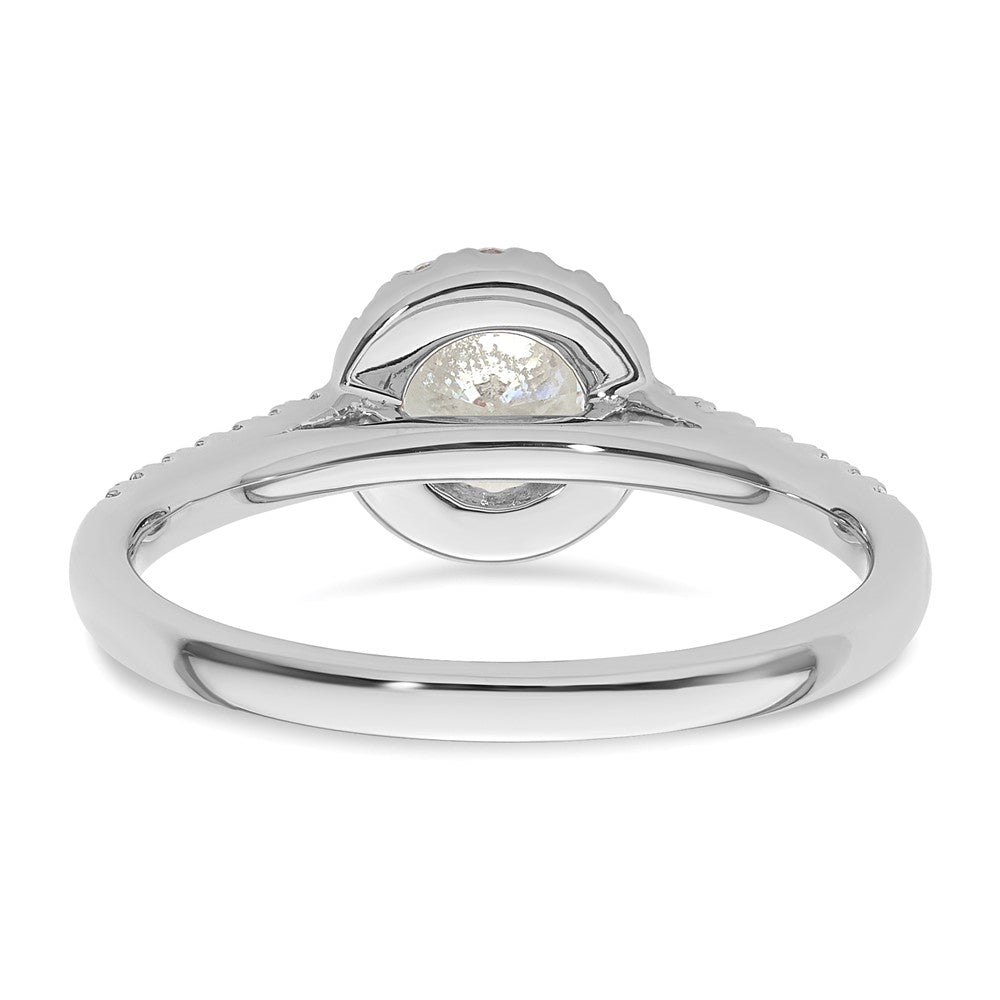 Diamond Halo Semi-Mount Engagement Rings