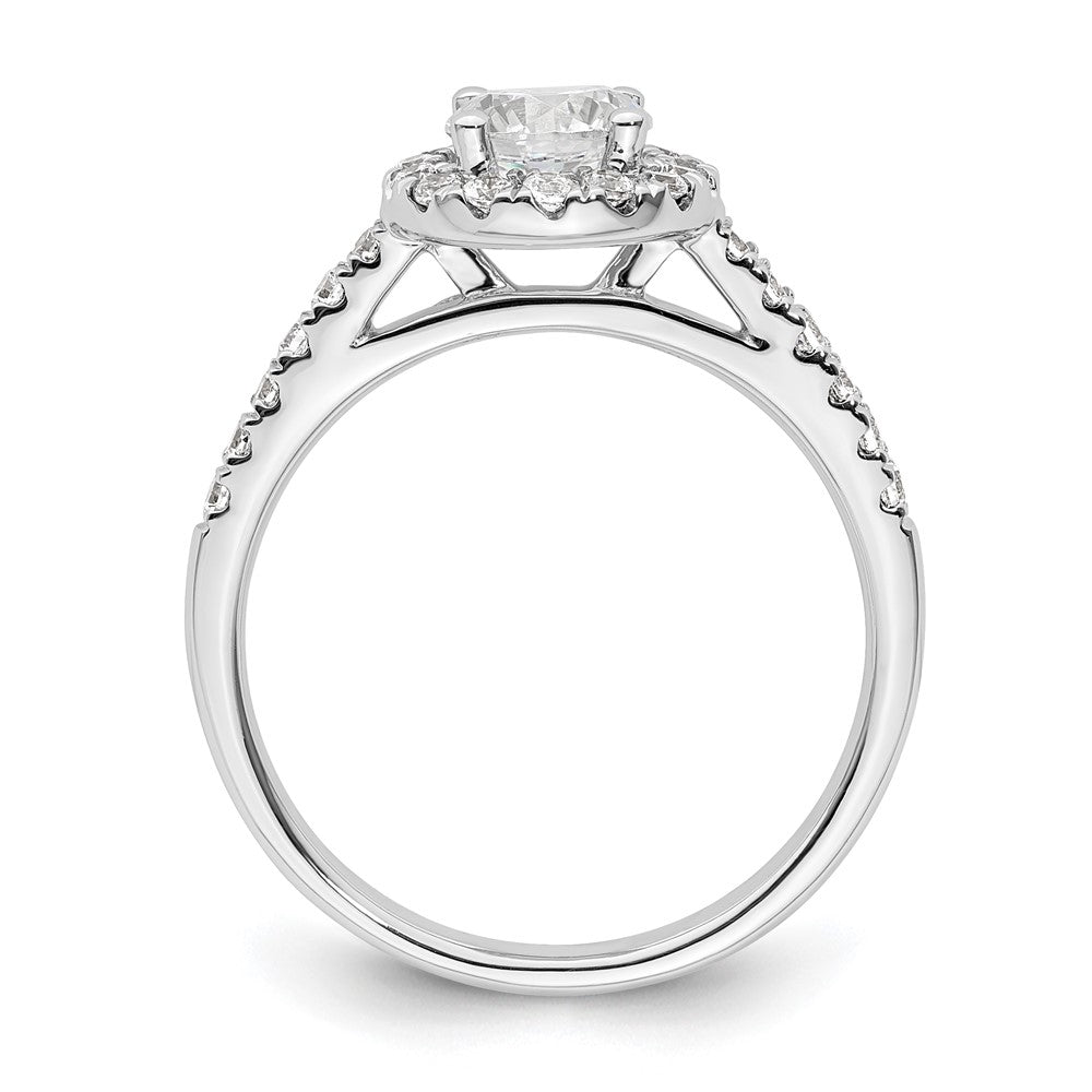Diamond Halo Semi-Mount Engagement Rings