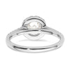 Diamond Halo Semi-Mount Engagement Rings