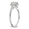 Diamond Halo Semi-Mount Engagement Rings