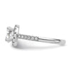 Diamond Halo Semi-Mount Engagement Rings