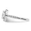 Diamond Halo Semi-Mount Engagement Rings