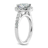 Diamond Halo Semi-Mount Engagement Rings