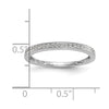 14k White Gold 1/8 carat Diamond Set of 2 Complete Wedding Bands