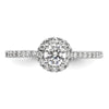 Diamond Halo Semi-Mount & Complete Engagement Rings