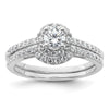 Diamond Halo Semi-Mount & Complete Engagement Rings