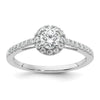 Diamond Halo Semi-Mount & Complete Engagement Rings