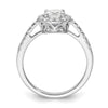 Diamond Halo Semi-Mount & Complete Engagement Rings