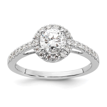 Diamond Halo Semi-Mount & Complete Engagement Rings