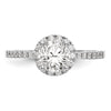 Diamond Halo Semi-Mount & Complete Engagement Rings