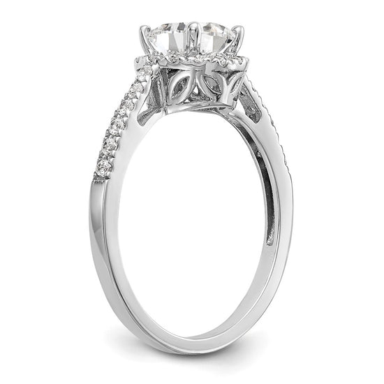 Diamond Halo Semi-Mount & Complete Engagement Rings