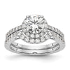 Diamond Halo Semi-Mount & Complete Engagement Rings