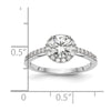 Diamond Halo Semi-Mount & Complete Engagement Rings