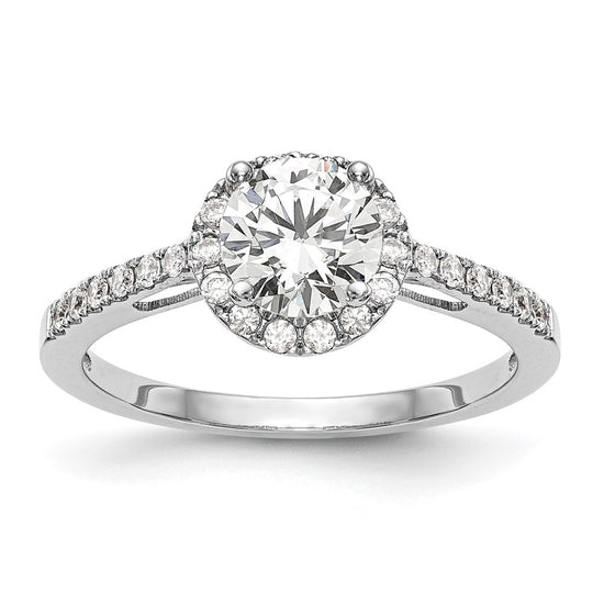 Diamond Halo Semi-Mount & Complete Engagement Rings