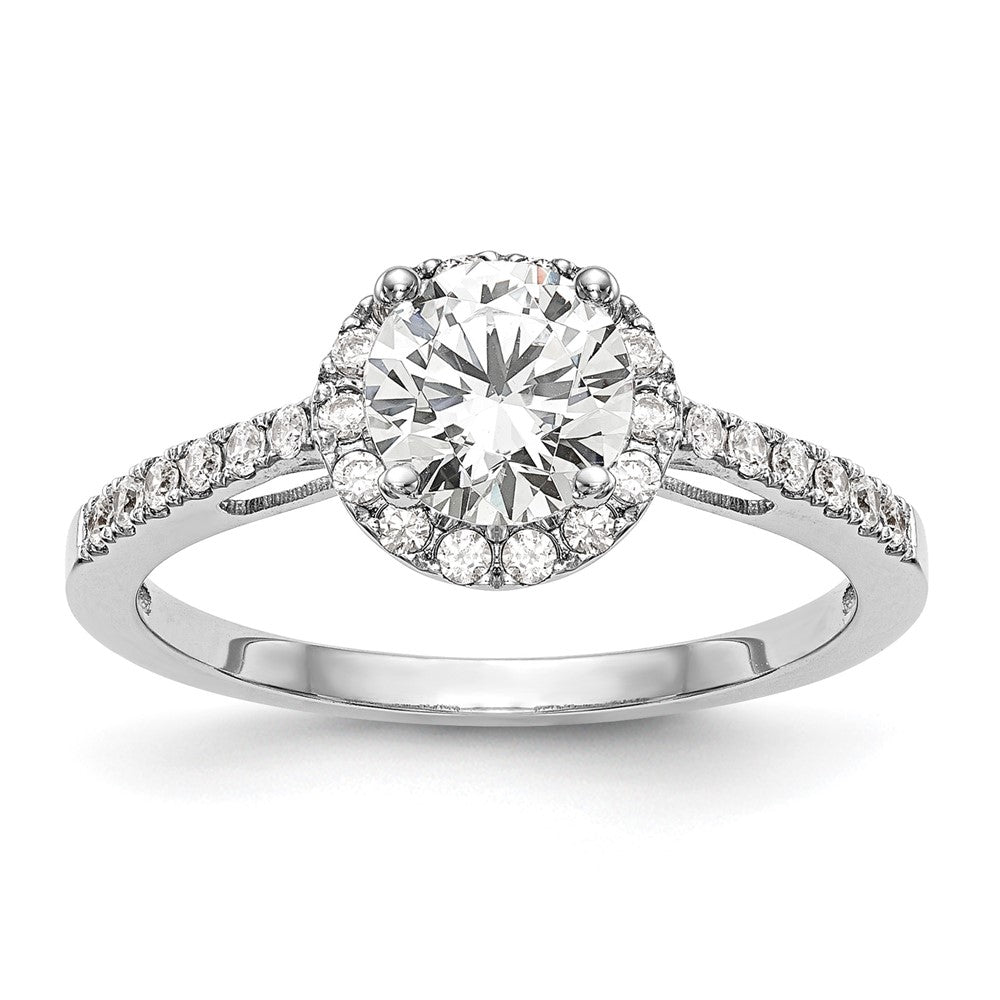 Diamond Halo Semi-Mount & Complete Engagement Rings