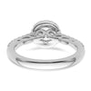Diamond Semi-mount Engagement Rings