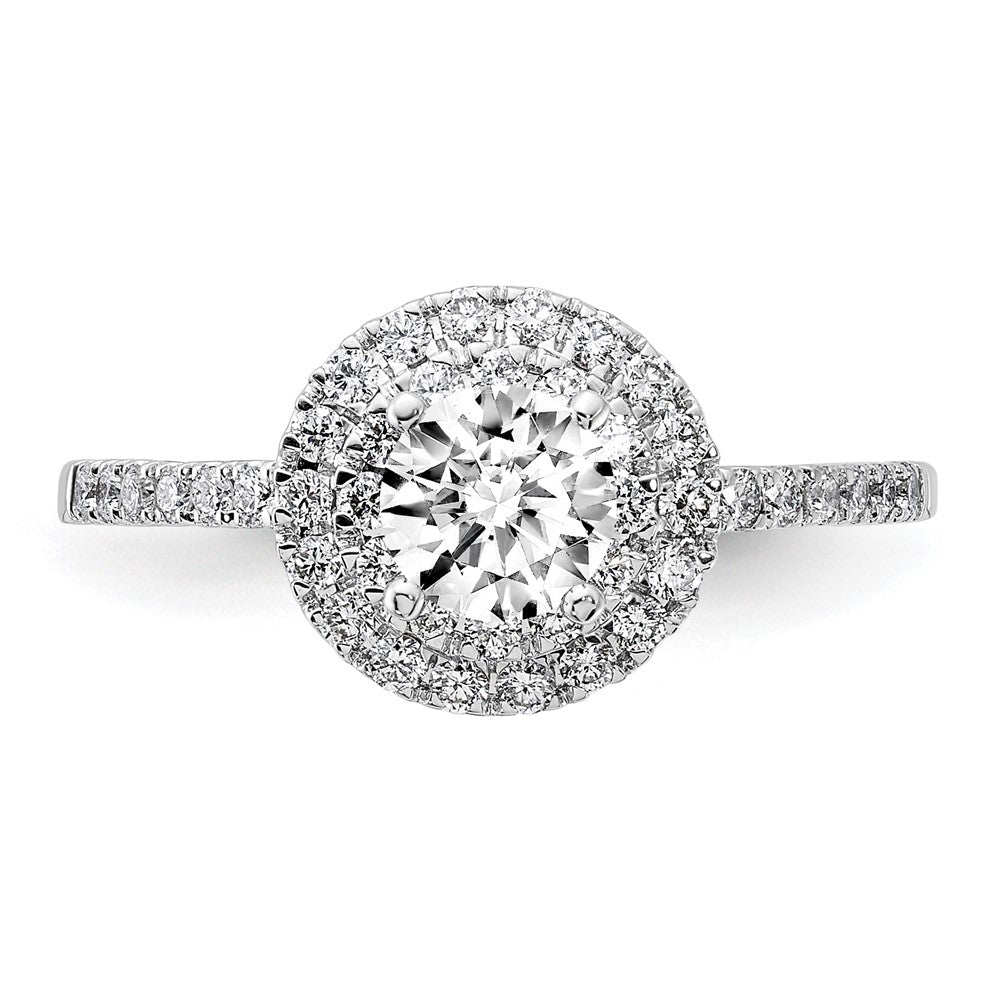 Diamond Halo Semi-Mount & Complete Engagement Rings