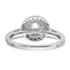 Diamond Halo Semi-Mount & Complete Engagement Rings