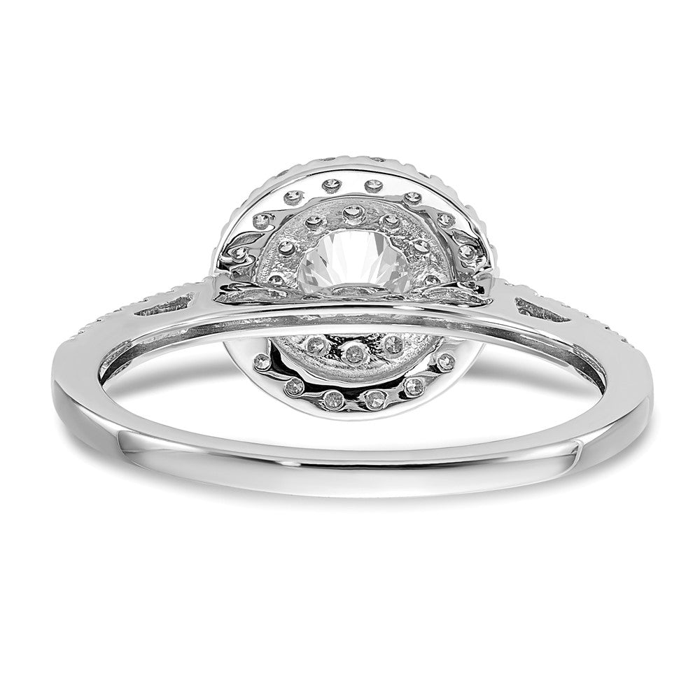 Diamond Halo Semi-Mount & Complete Engagement Rings