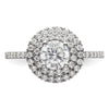Diamond Halo Semi-Mount & Complete Engagement Rings