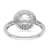 Diamond Halo Semi-Mount & Complete Engagement Rings