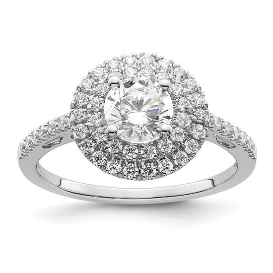 Diamond Halo Semi-Mount & Complete Engagement Rings