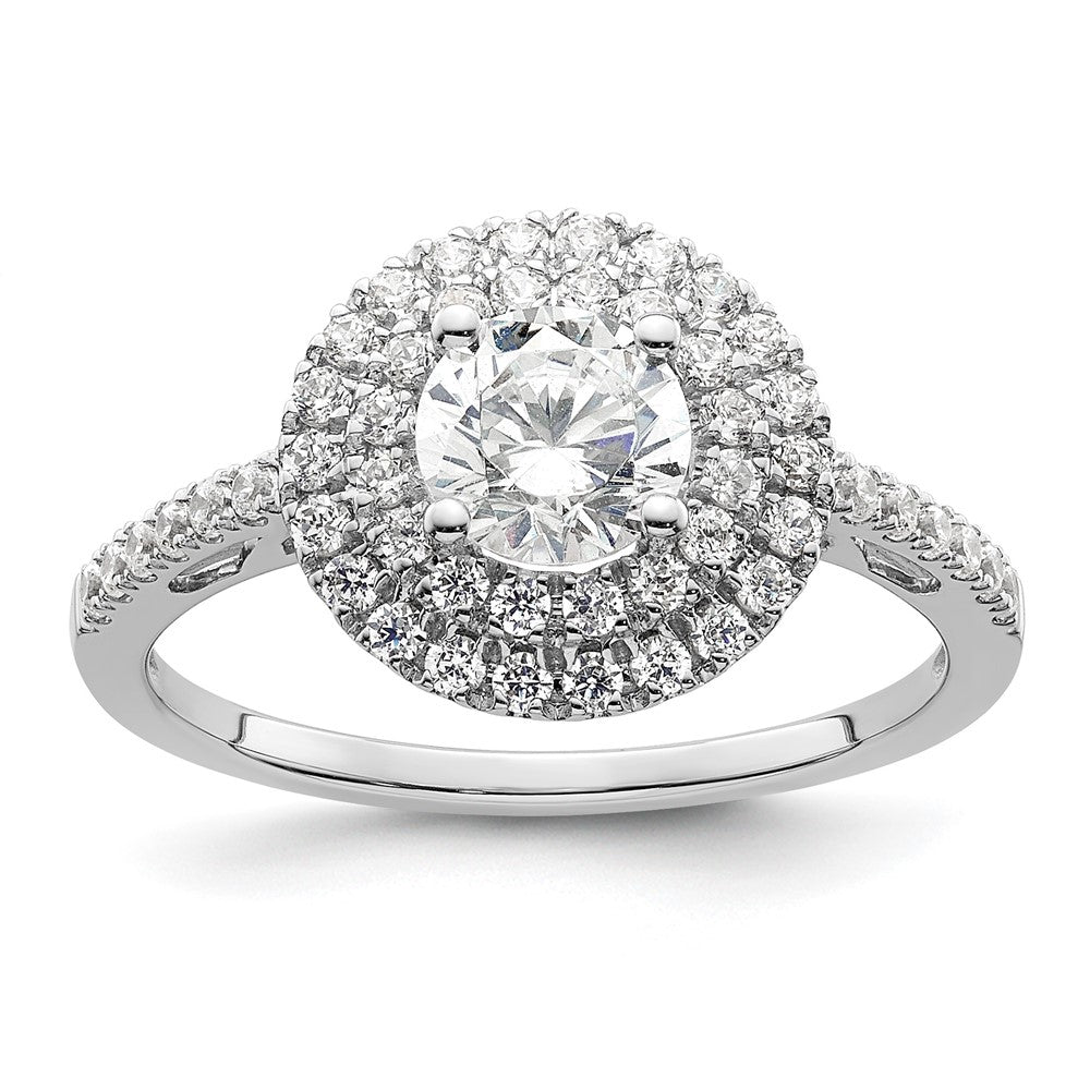 Diamond Halo Semi-Mount & Complete Engagement Rings