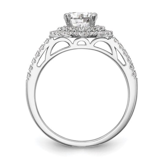 Diamond Halo Semi-Mount & Complete Engagement Rings