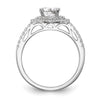 Diamond Halo Semi-Mount & Complete Engagement Rings
