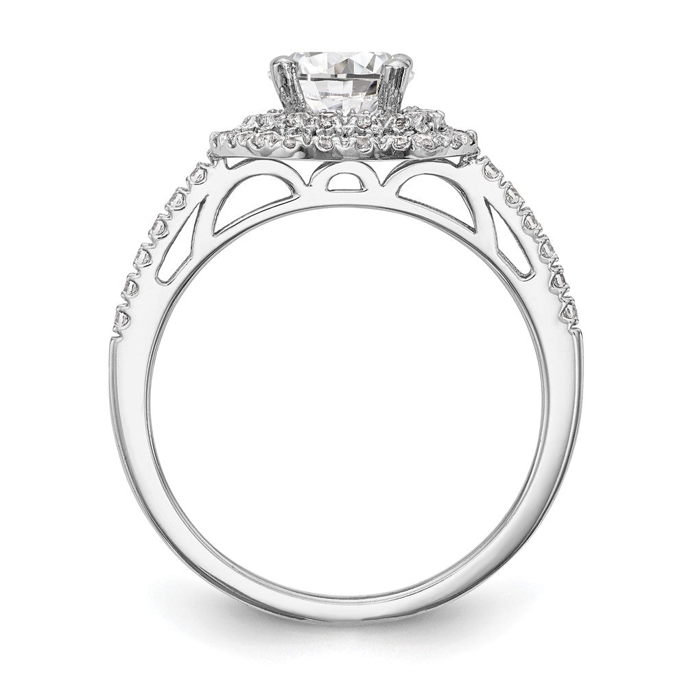 Diamond Halo Semi-Mount & Complete Engagement Rings