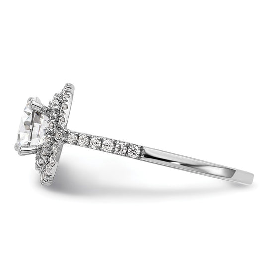 Diamond Halo Semi-Mount & Complete Engagement Rings