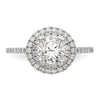 Diamond Halo Semi-Mount & Complete Engagement Rings