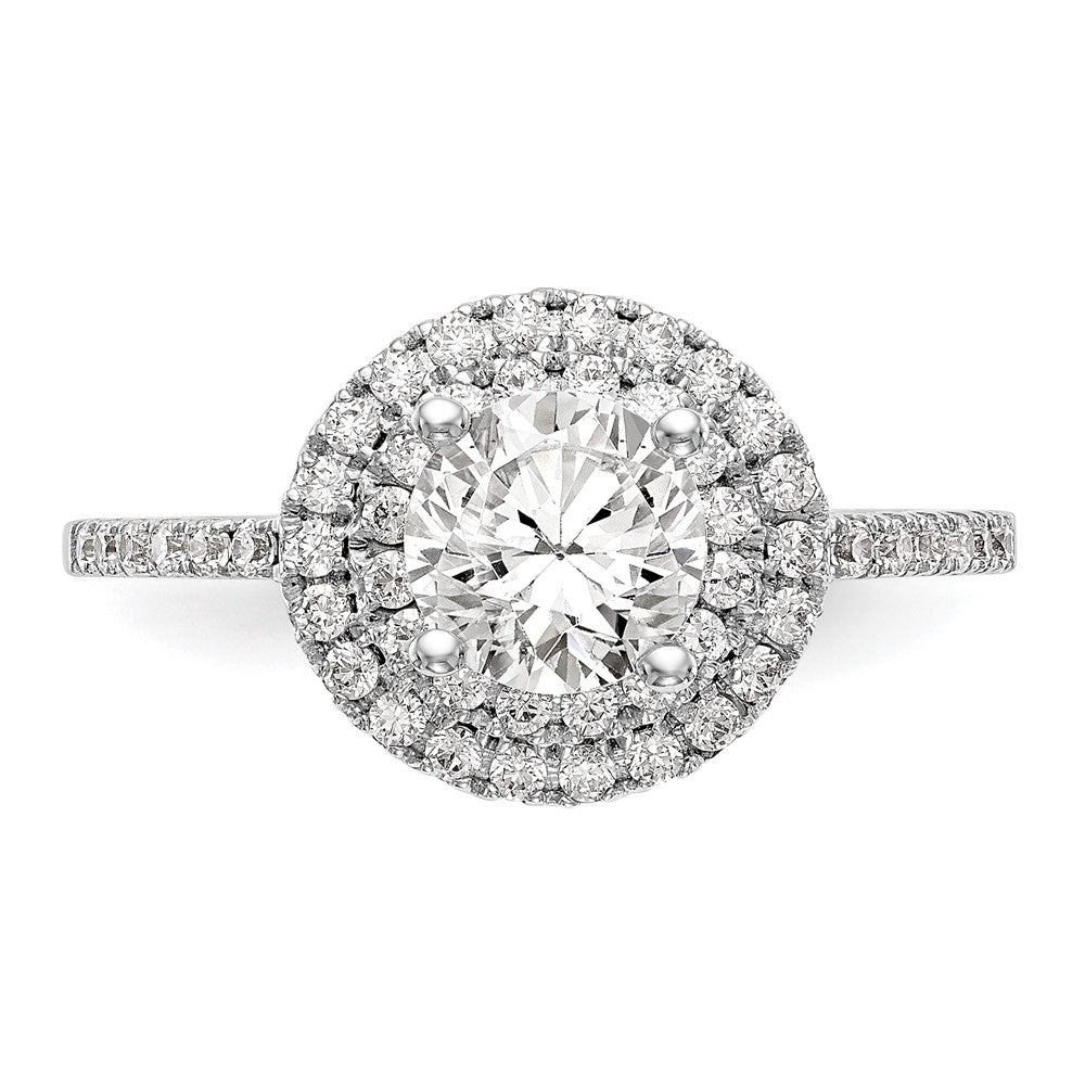 Diamond Halo Semi-Mount & Complete Engagement Rings