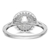Diamond Halo Semi-Mount & Complete Engagement Rings