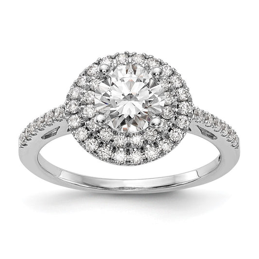 Diamond Halo Semi-Mount & Complete Engagement Rings
