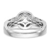 Diamond Halo Semi-Mount Engagement Rings