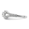 Diamond Halo Semi-Mount Engagement Rings