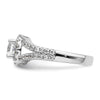 Diamond Halo Semi-Mount Engagement Rings