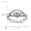 Diamond Halo Semi-Mount Engagement Rings